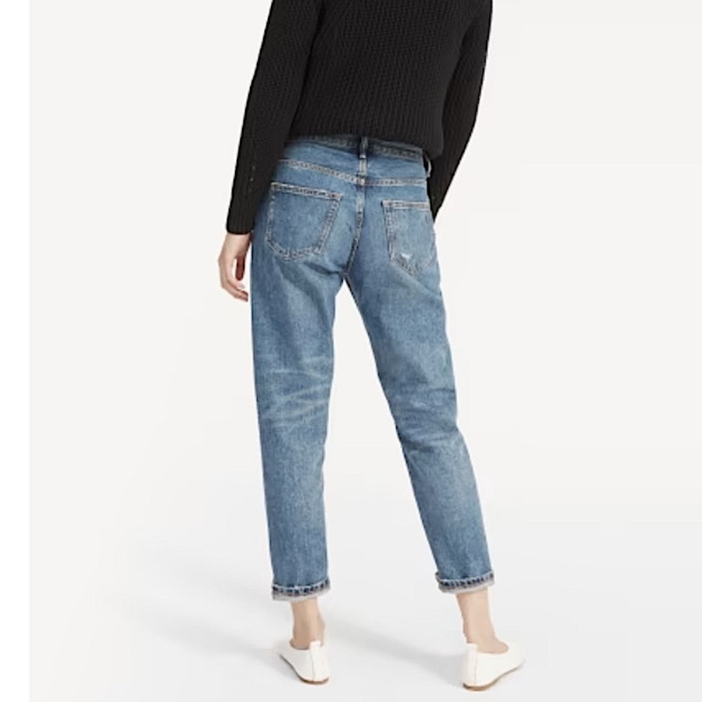 Everlane O-S Relaxed Boyfriend Button Fly Jean Size 27 Medium Wash - Picture 2 of 14